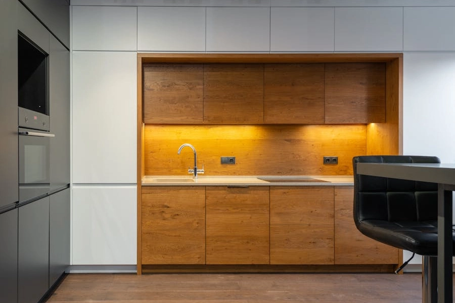 cabinets with solid wood doors