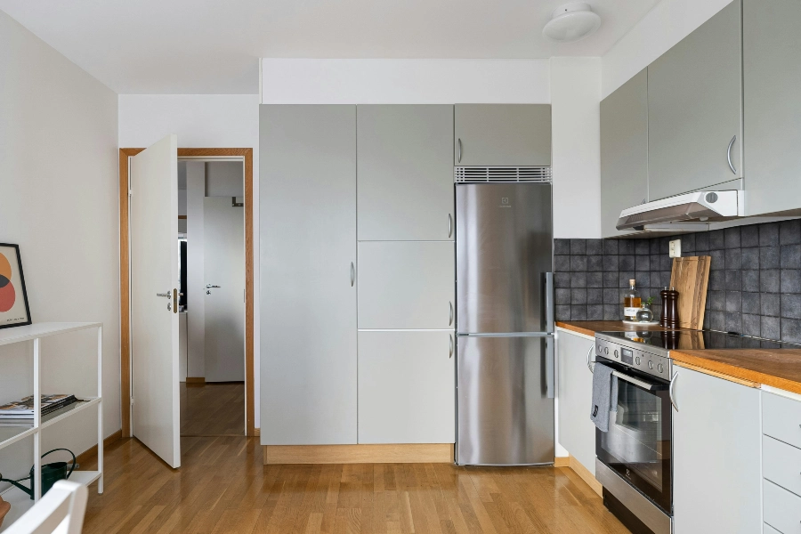 modern design kitchen with minimalist appliances